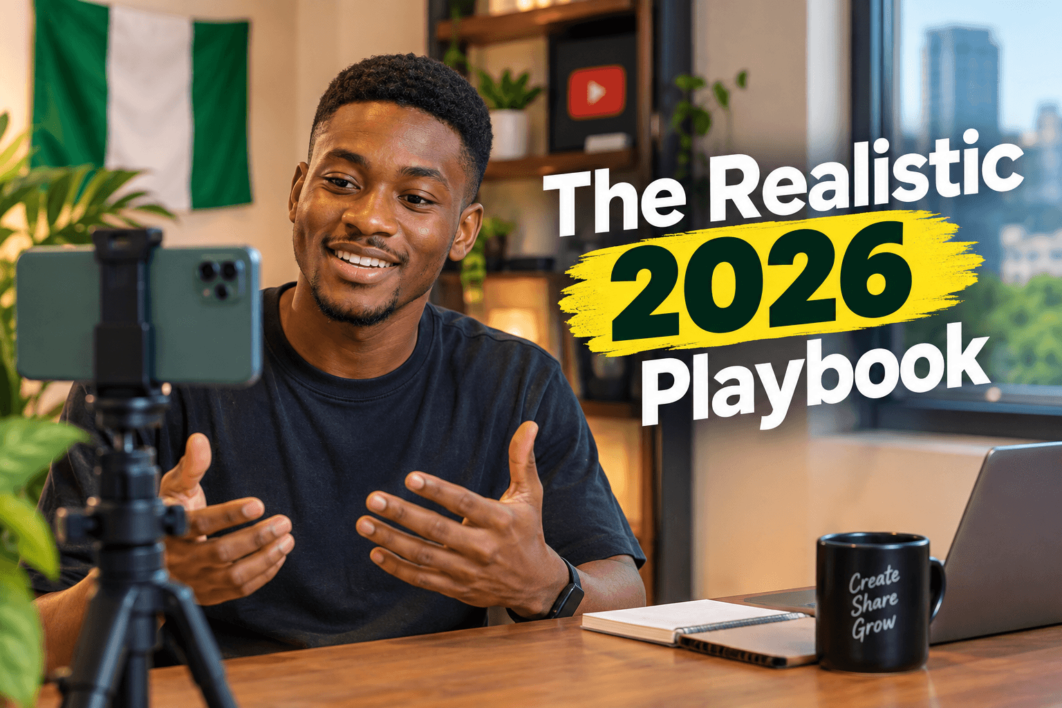 How to Grow a YouTube Channel in Nigeria in 2026 (Realistic Playbook + Free Tools)